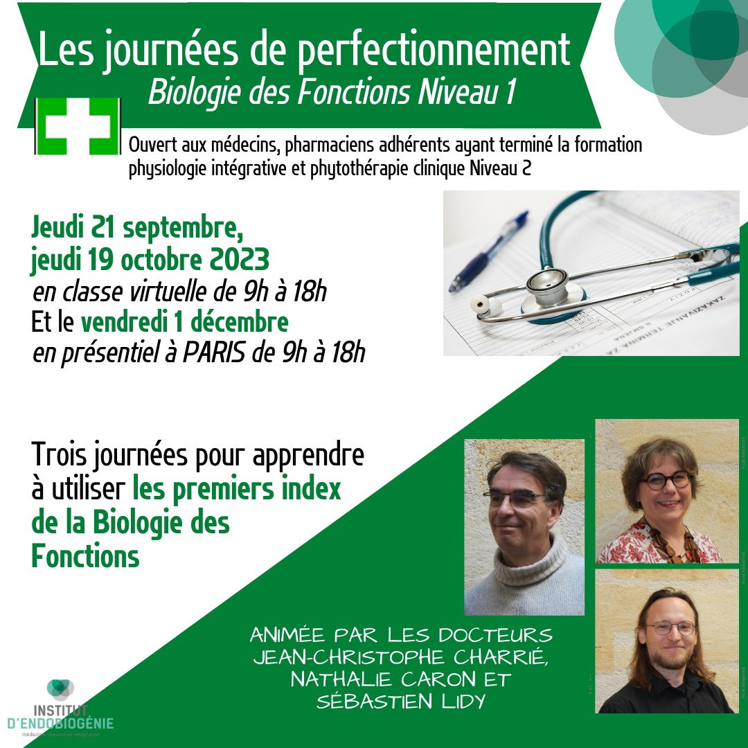 Visuel journées de perfectionnement BDF niveau 1 2023